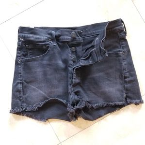 Cutoff Denim Shorts